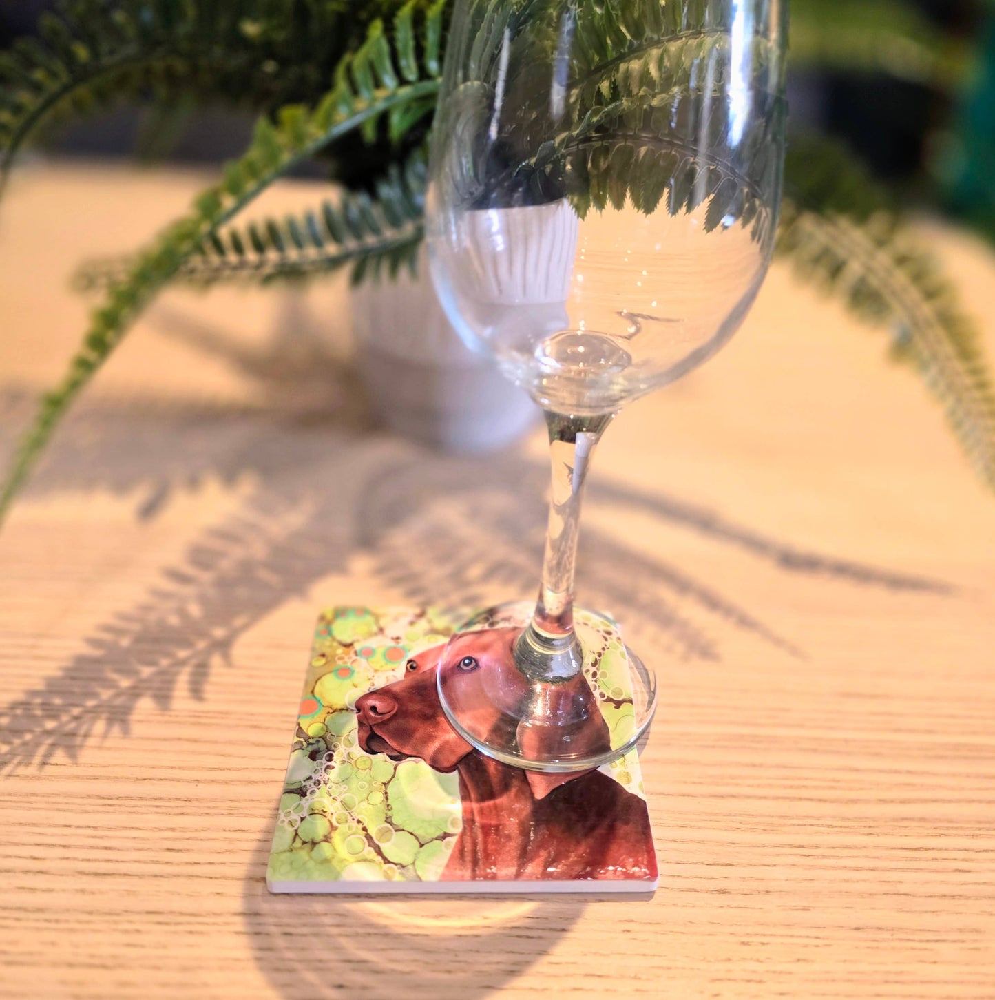 226-C Fox Red Vizsla Coaster