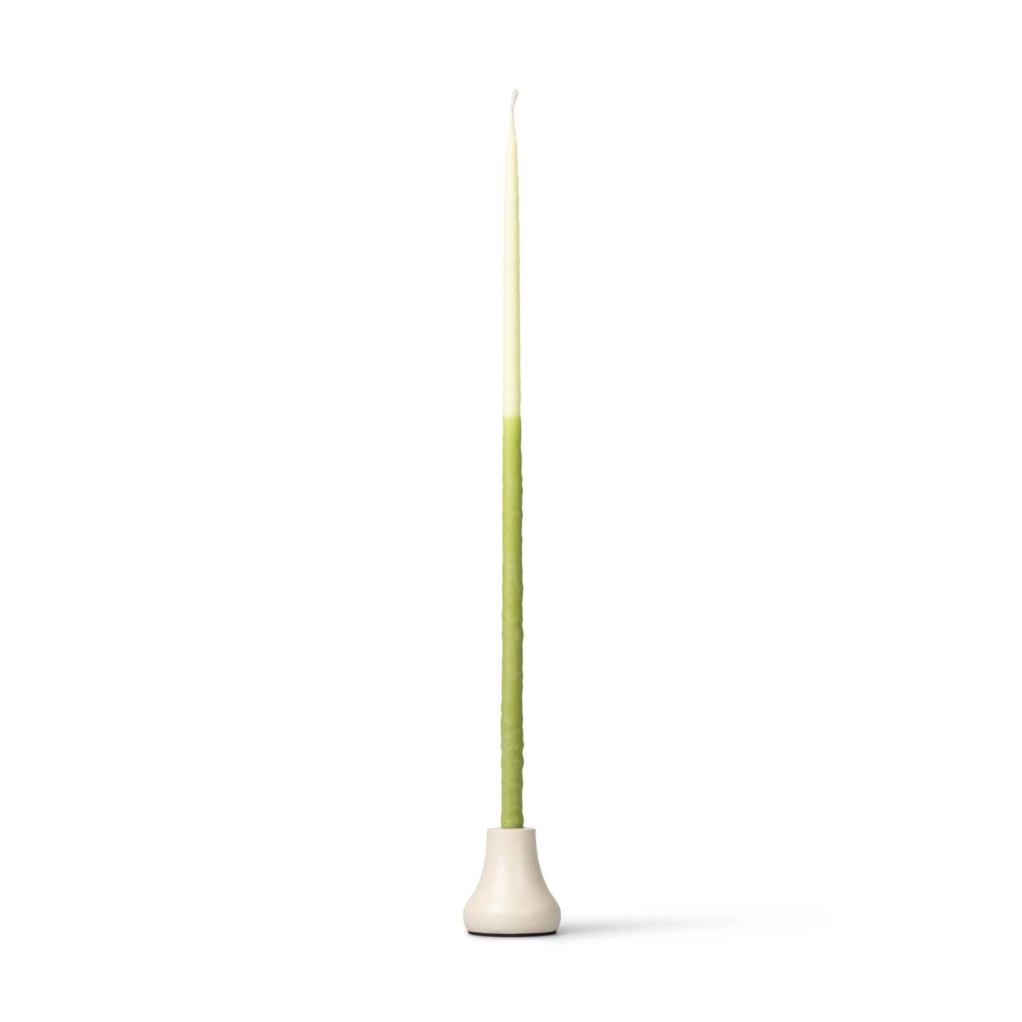 Thin Taper Candleholder in Pearl White - Set of 6