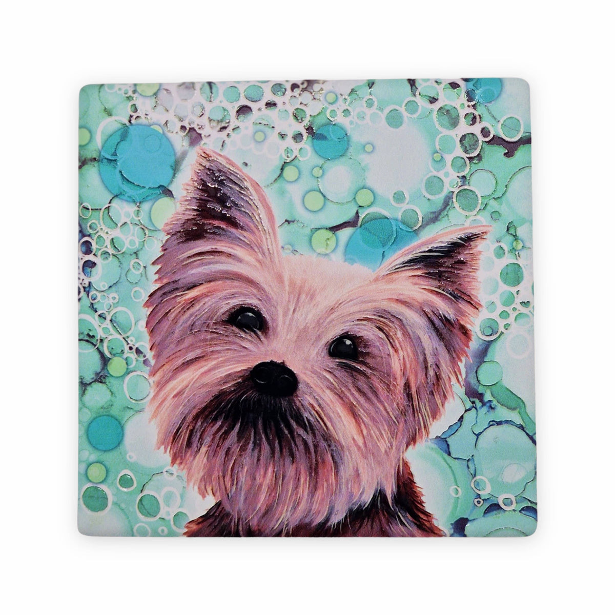 Yorkshire Terrier Dog Ceramic Coaster