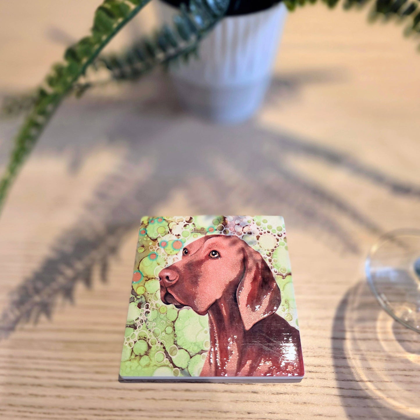 226-C Fox Red Vizsla Coaster