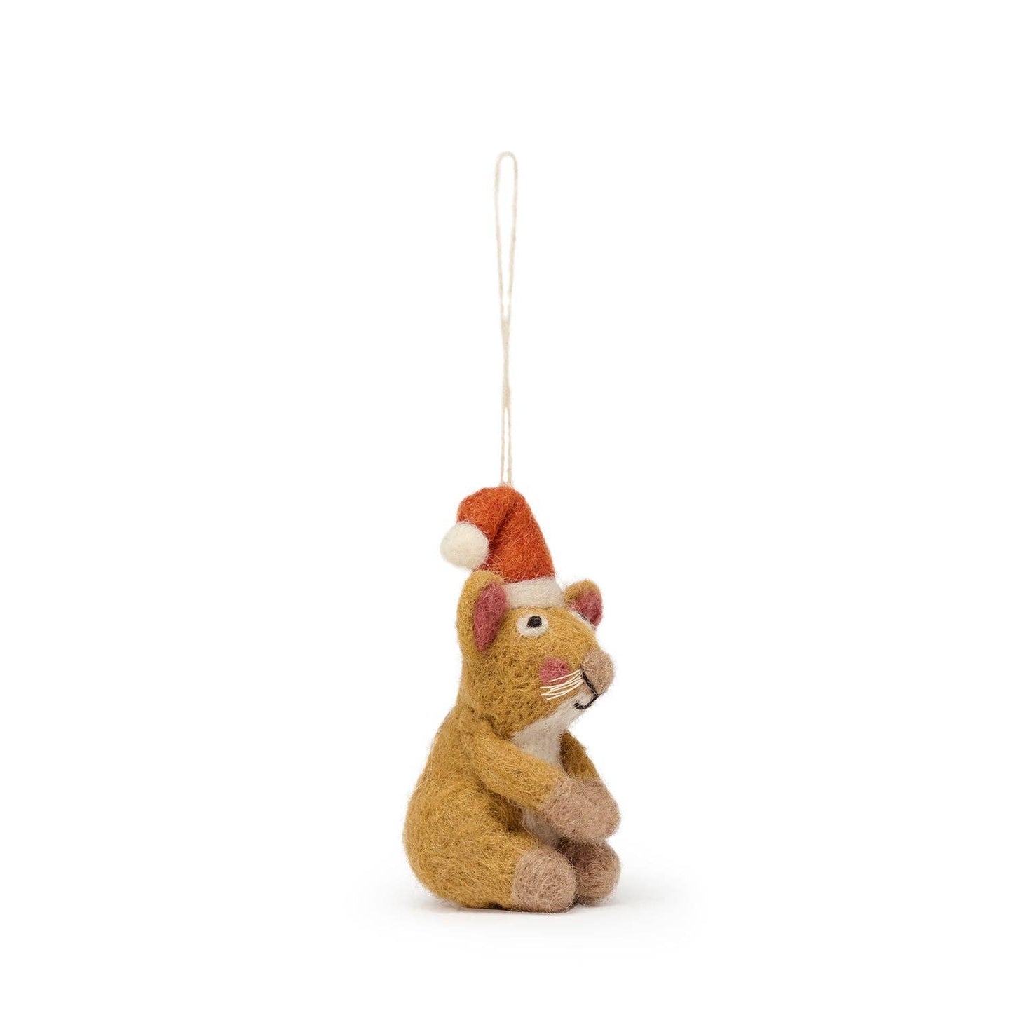 Christmas Mouse Felt Bauble