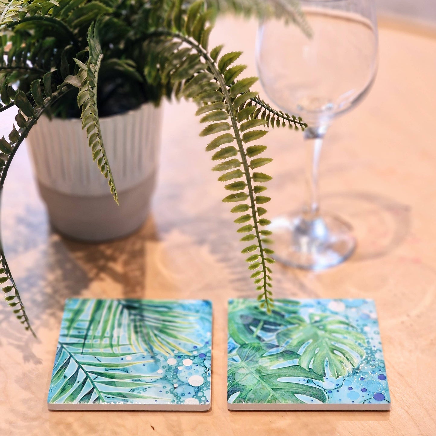 62-C Cheese plant Coaster