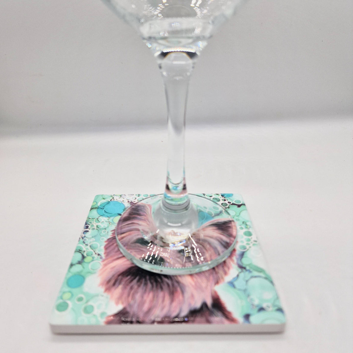 Yorkshire Terrier Dog Ceramic Coaster