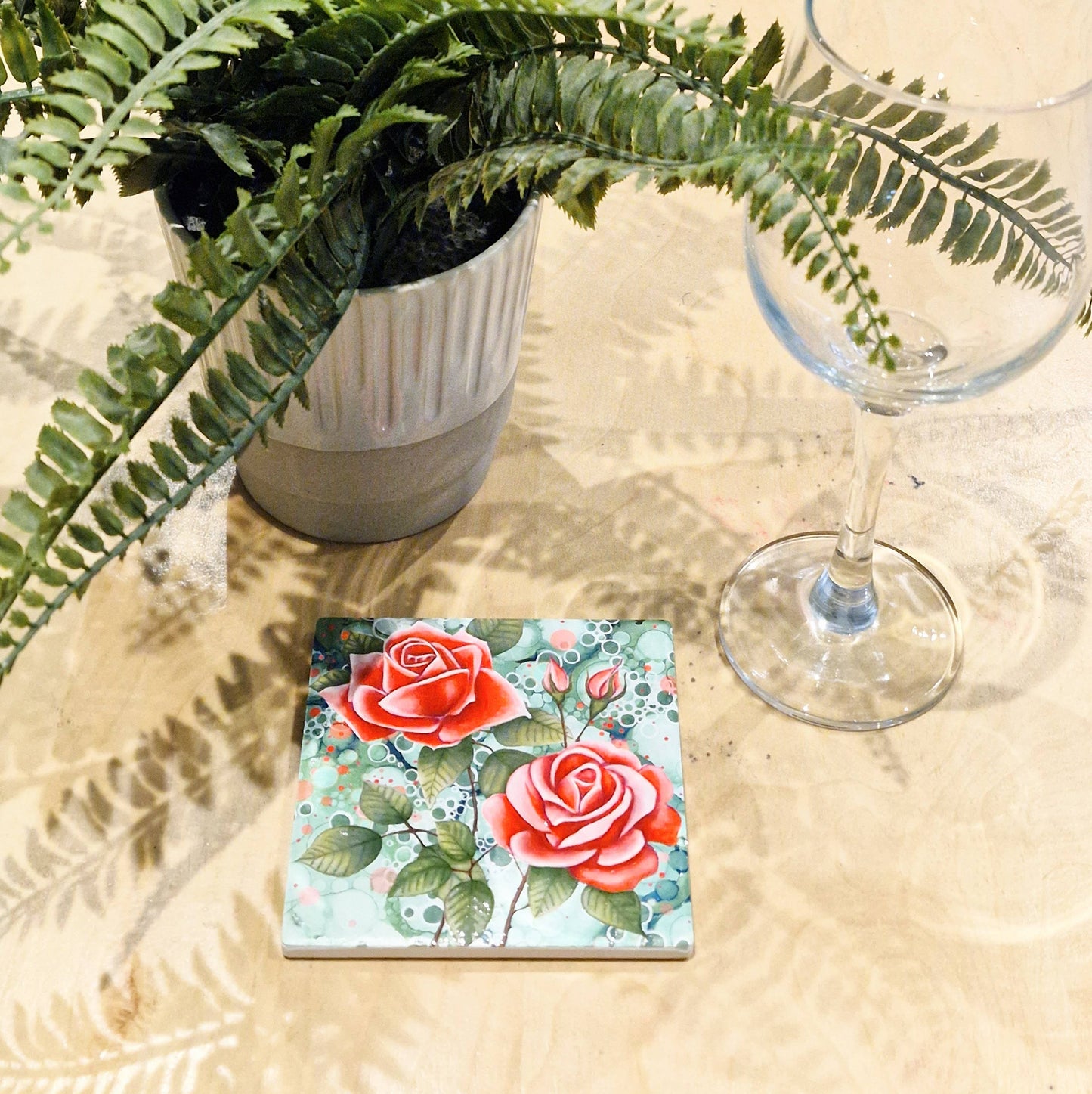 234-C Roses Coaster