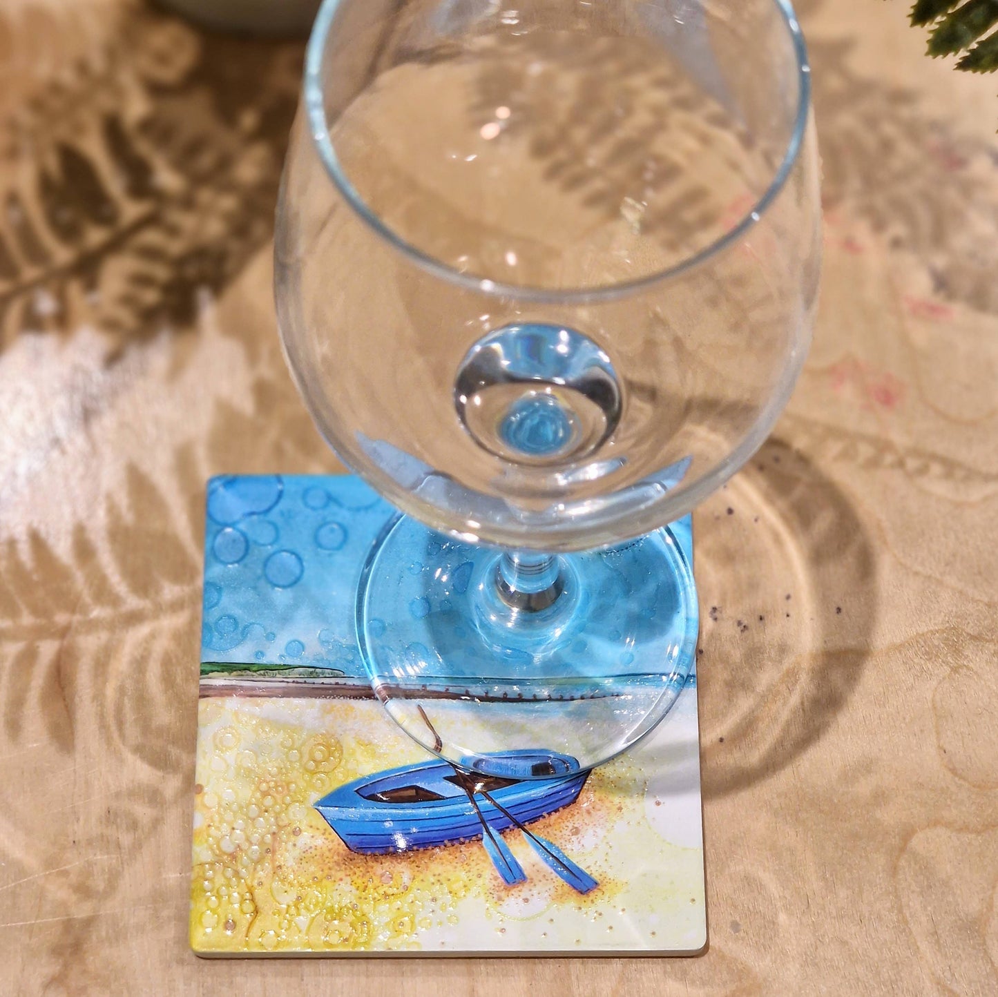 86-C Nautical Row Boat Coaster