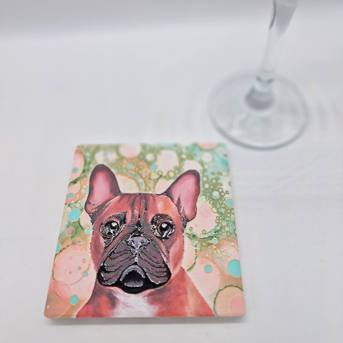 French Bulldog Dog Ceramic Coaster
