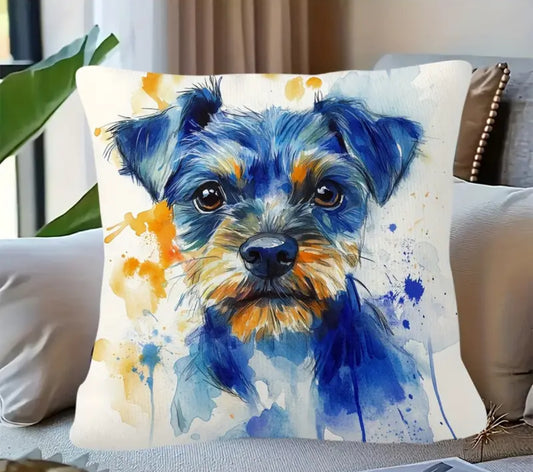 Border Terrier Cushion 45 x 45