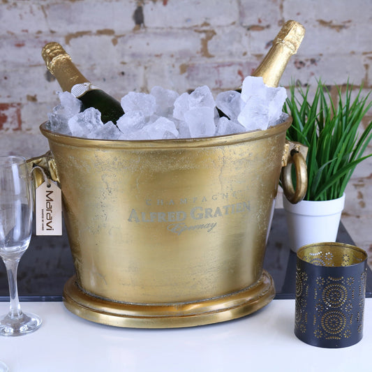 Alfred Gratien Luxury Gold Champagne Ice Bucket