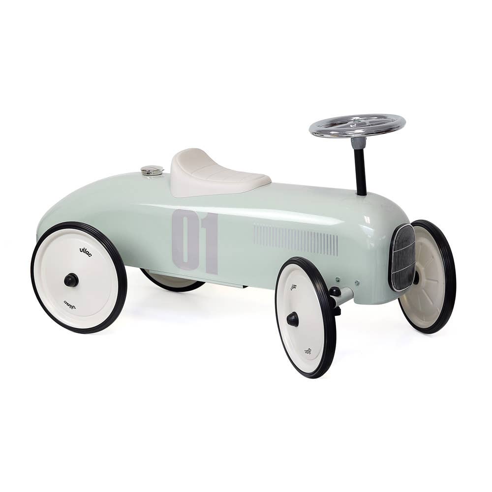 Vilac Sage Metal Ride-On Car Vintage Style Toy Vehicle