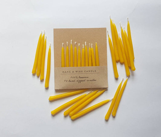 Birthday Beeswax Candles | Birthday Candles | Cake Candle