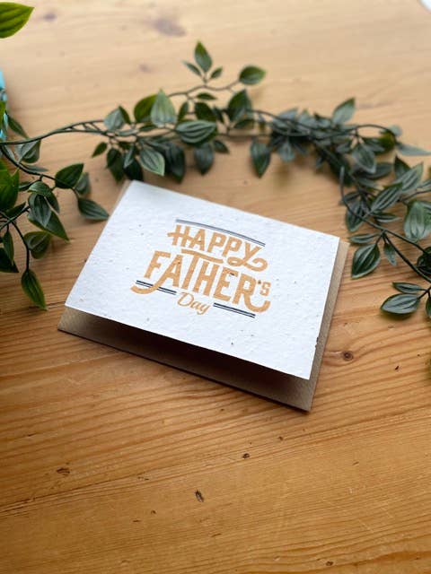 Plantable Greeting Card - Happy Fathers Day