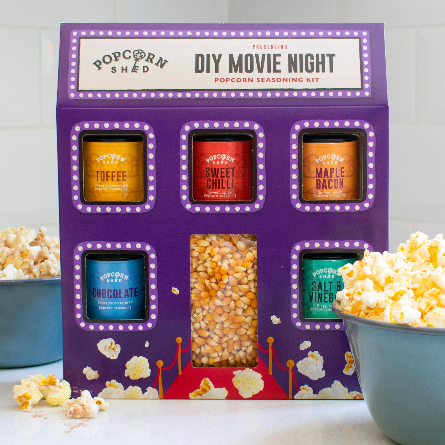 Vegan DIY Movie Night Popcorn Seasoning Kit