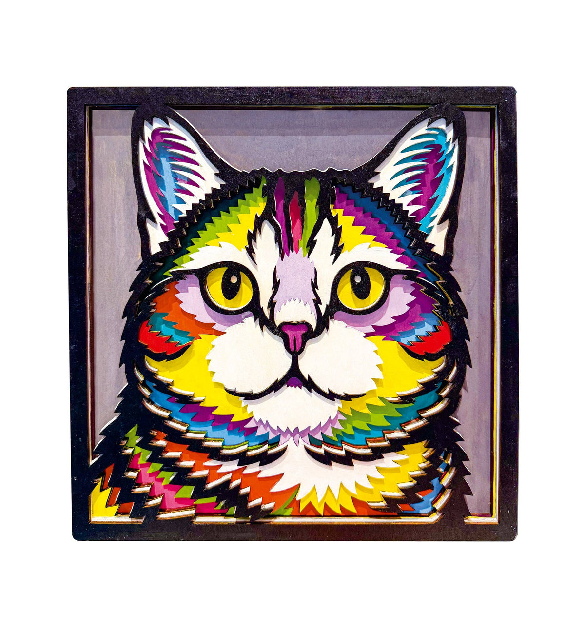 Wooden Cat Art Craft Kit