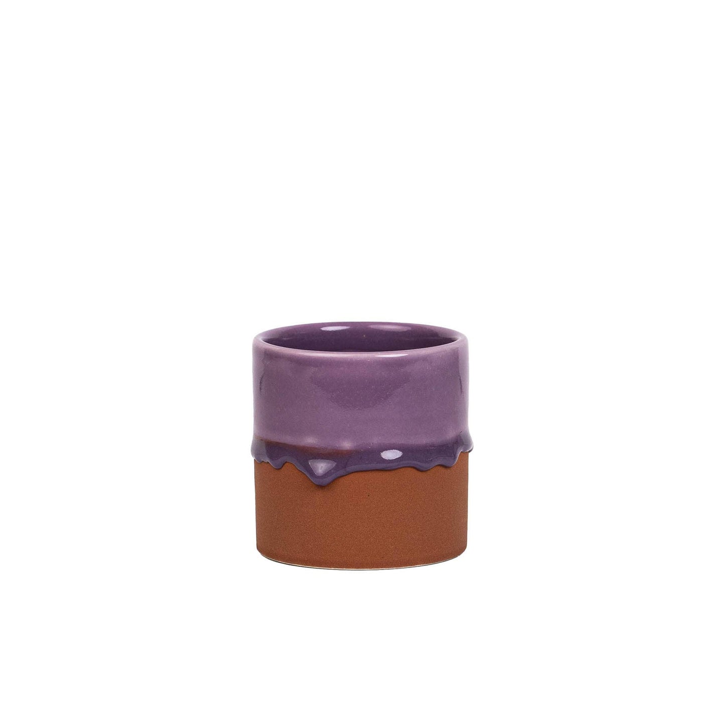Drip Ceramic Planter Small - Lilac T