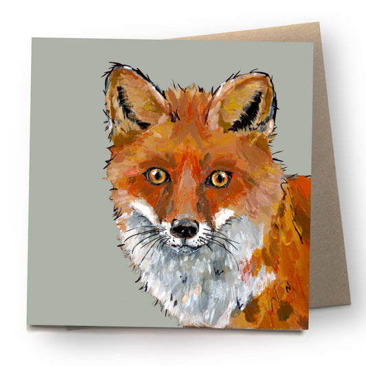 Fox Card | Eco | Recycled | Bird | Blank