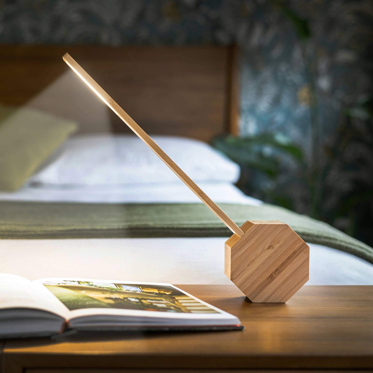 Octagon One Plus Portable Alarm Clock Desk Light