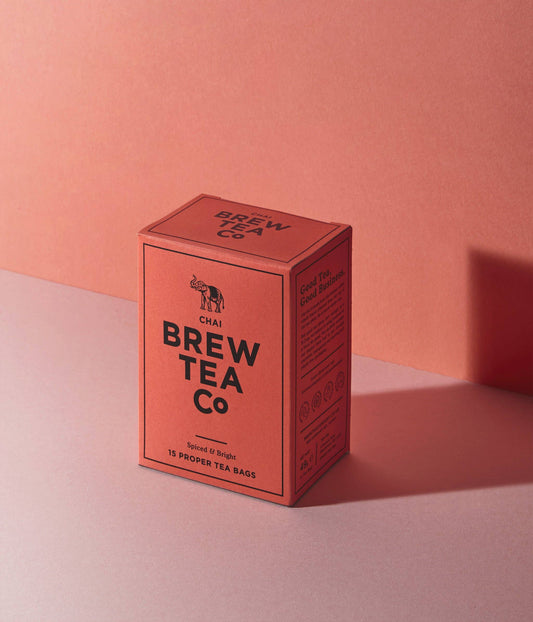 Brew Tea Chai 15 Proper Teabags X6