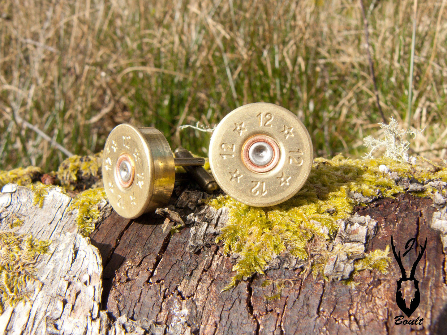 Upcycled shotgun cartridge cufflinks