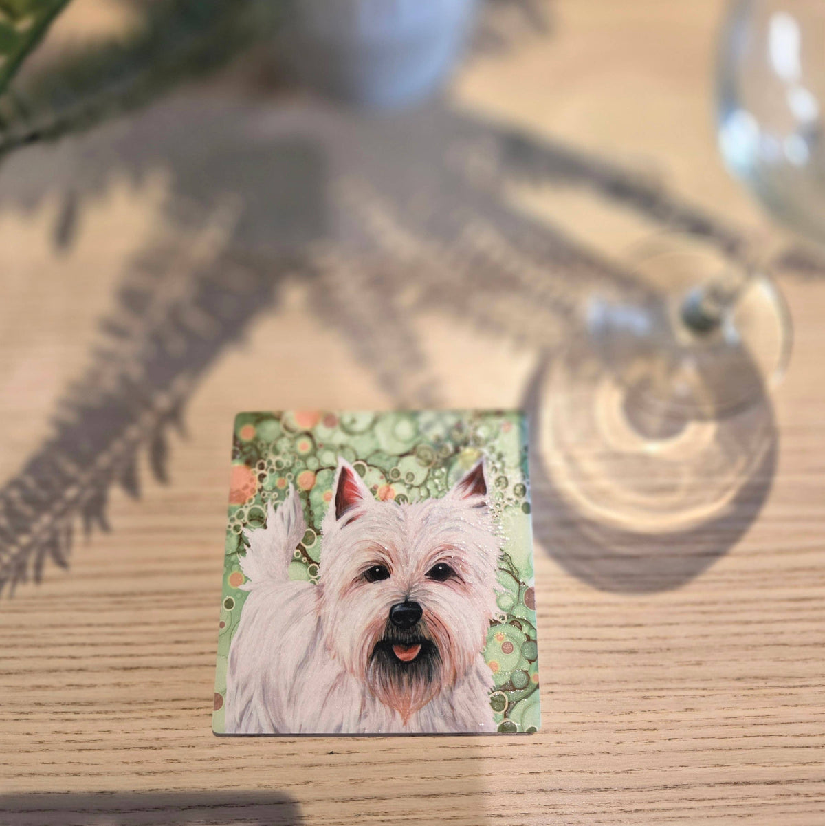 West Highland Terrier Dog Ceramic Coaster