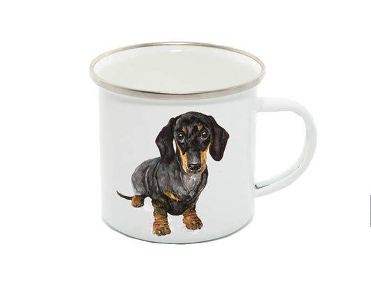 Enamel Mug, Dachshund, Danny