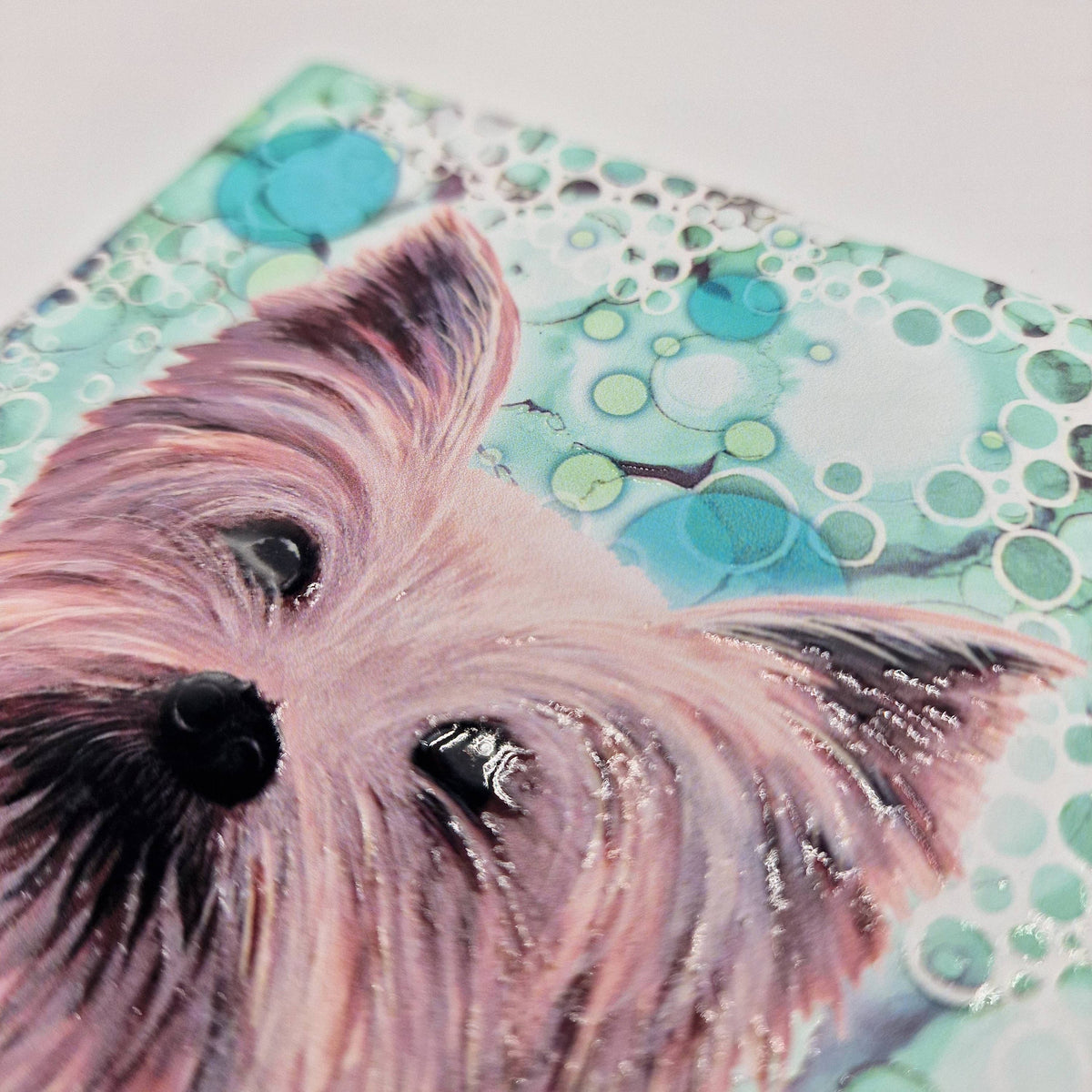 Yorkshire Terrier Dog Ceramic Coaster