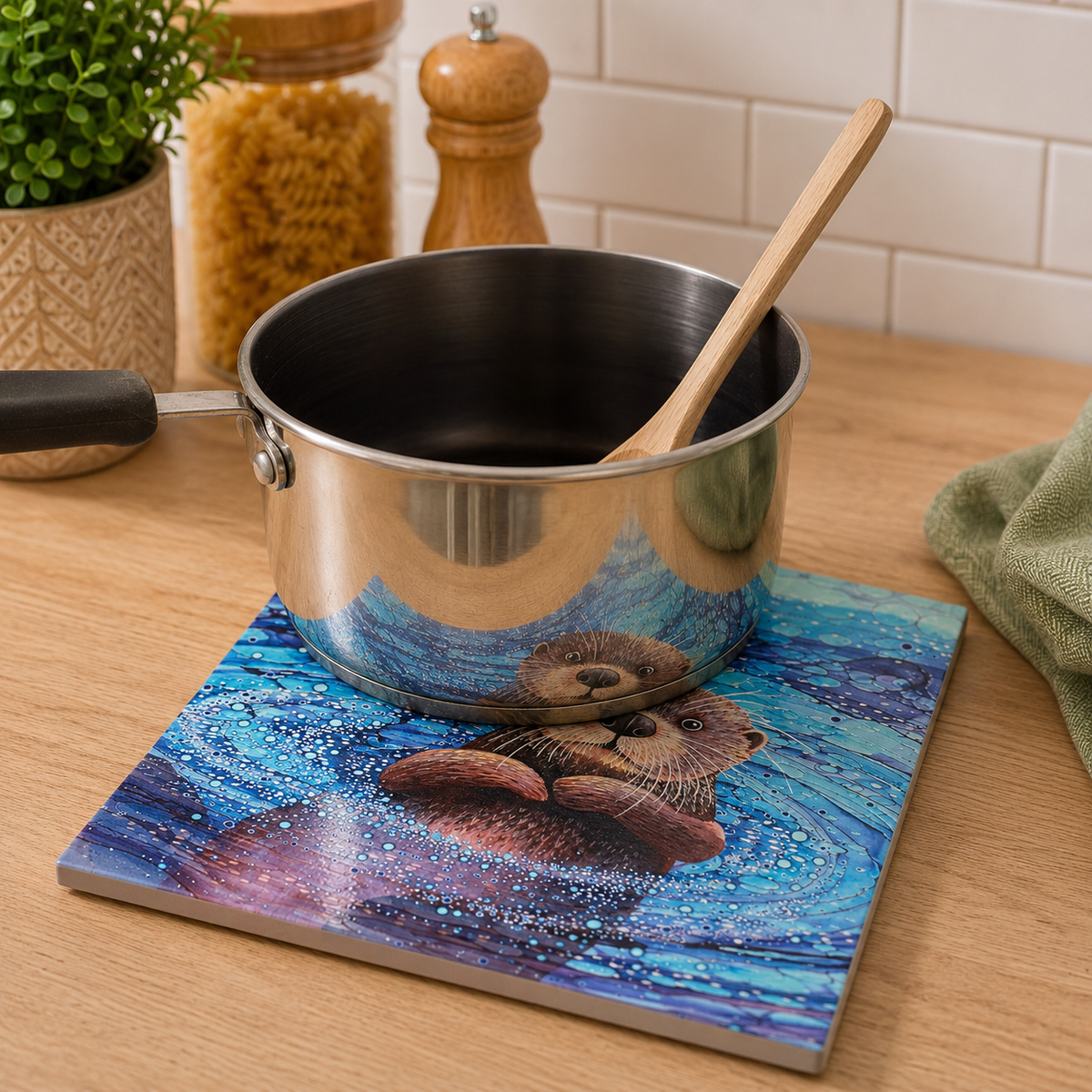 Otter Trivet, Otter Hot Pot Stand