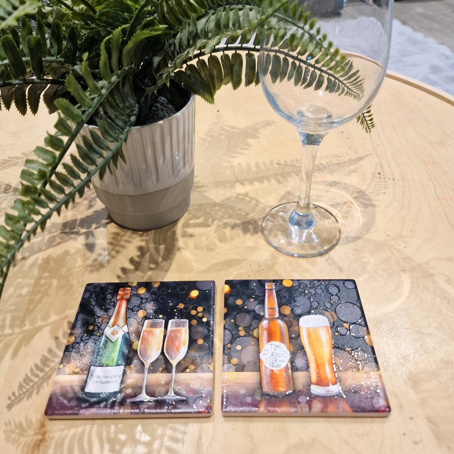 237-C Bubbly Wine Coaster