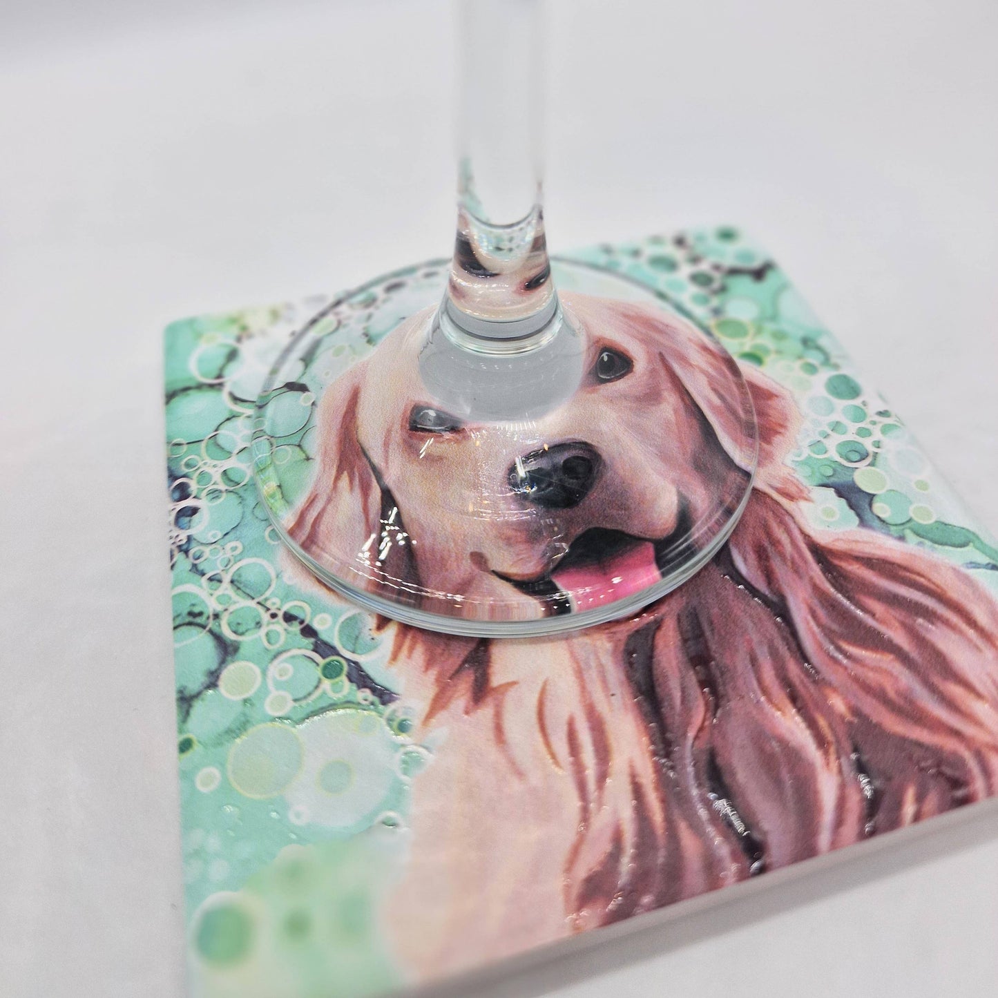 113-C Golden Retriever Dog Coaster