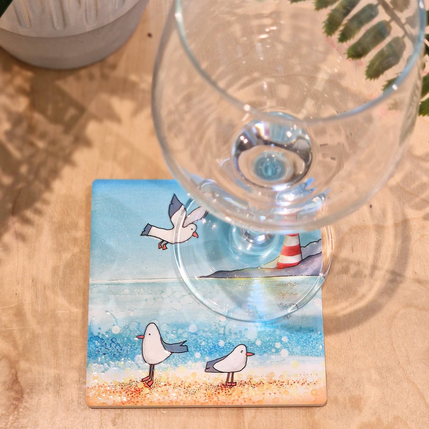 97-C Seagull Lighthouse Coaster