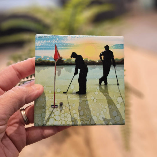 54-C  Golf Coaster
