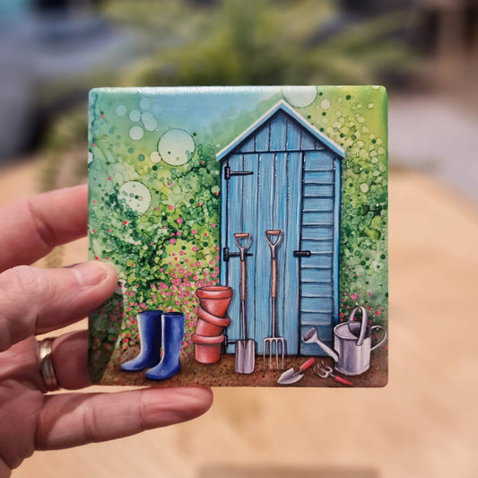 52-C  Garden Shed Coaster