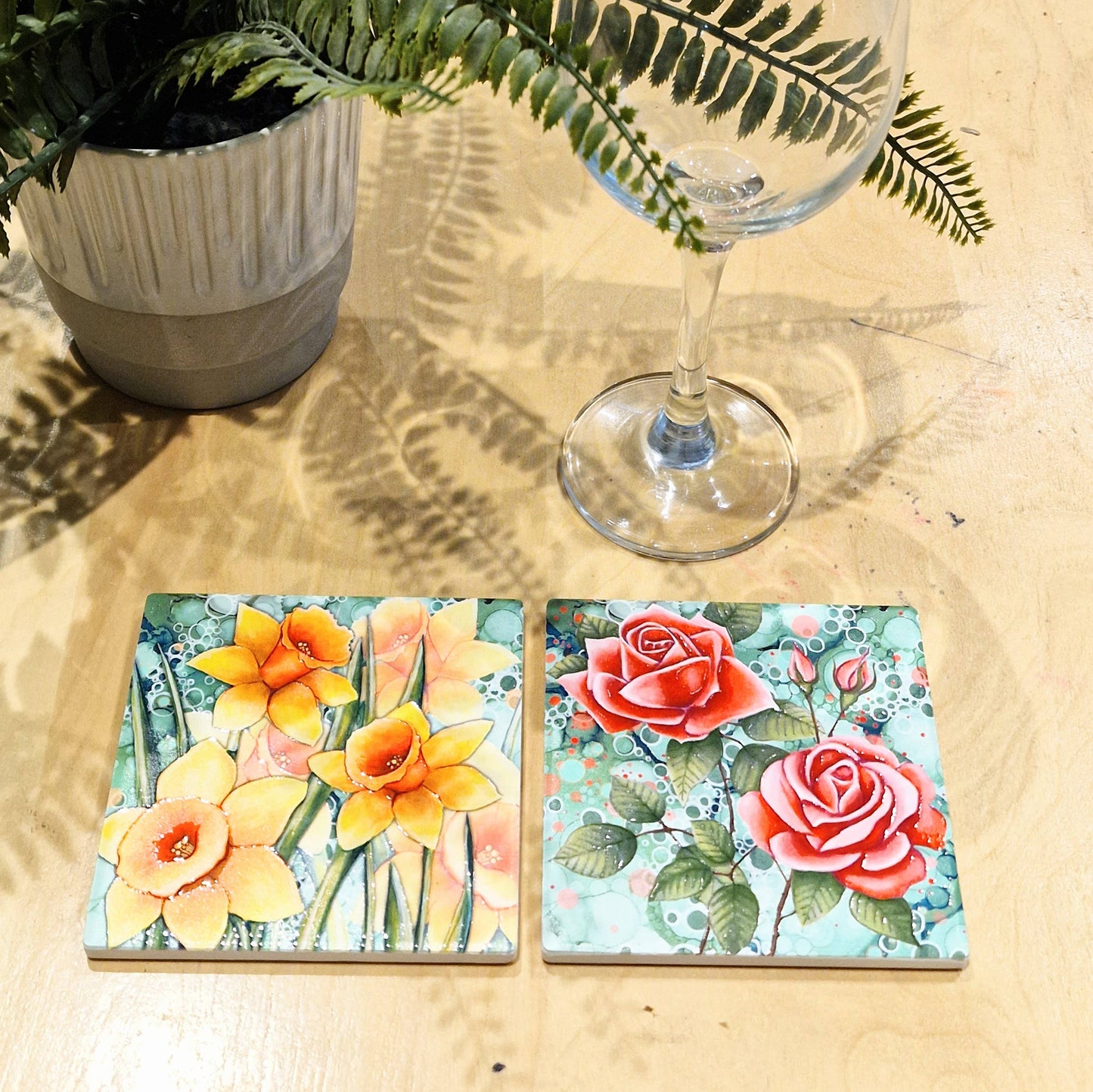 234-C Roses Coaster