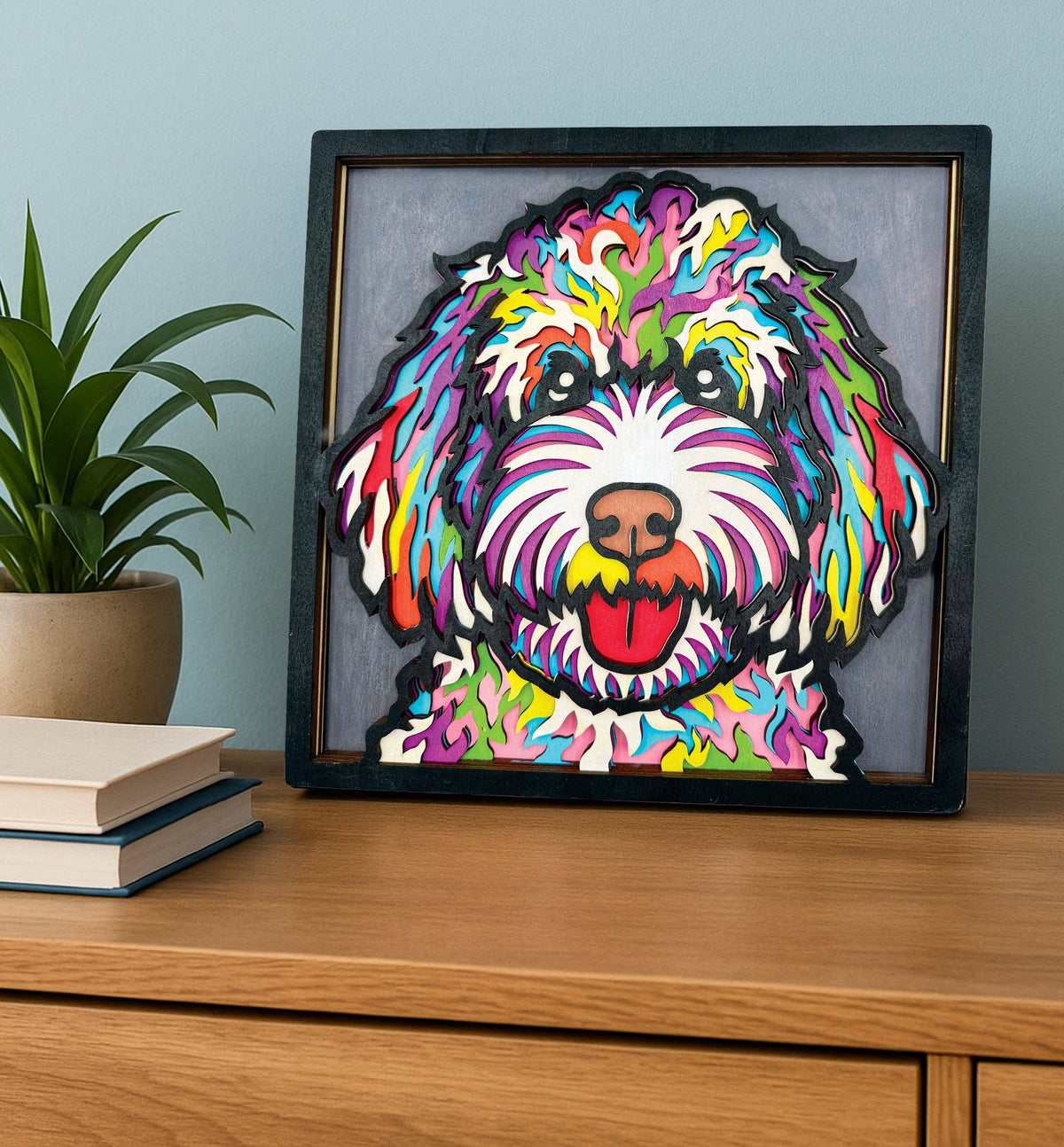 Wooden Doodle Dog Art Craft Kit