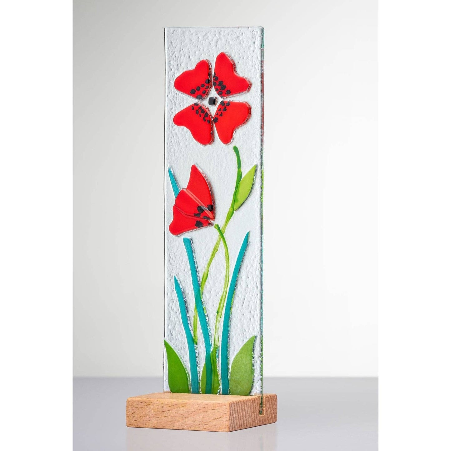 Standing Decorative Flower - Red