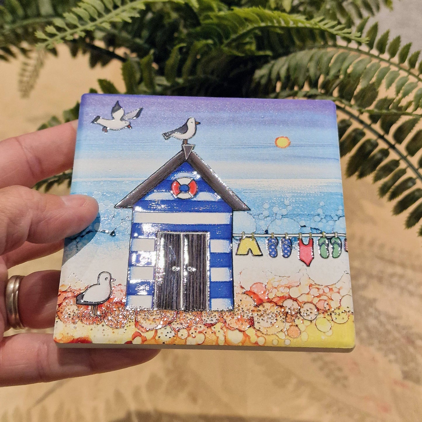 90-C BD Solo Beach Hut Coaster