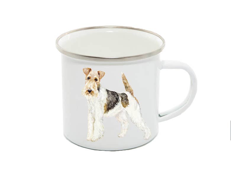 Enamel Mug, Fox Terrier, Eddie