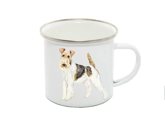 Enamel Mug, Fox Terrier, Eddie