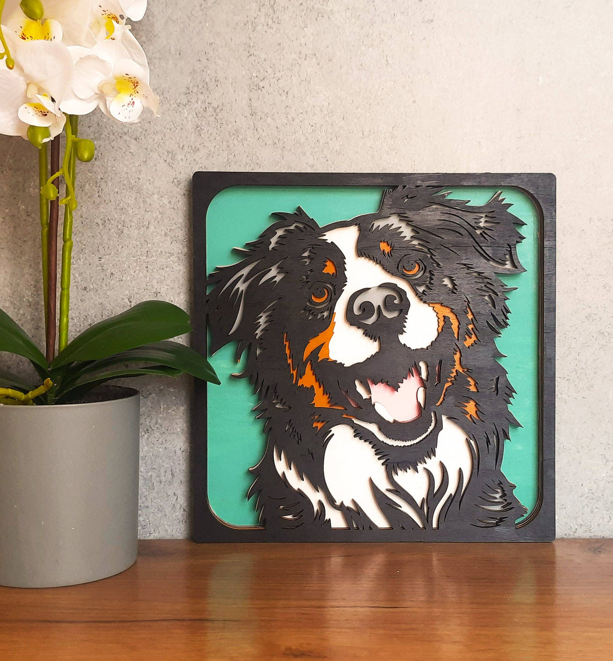 Wooden Dog Art Craft Kit