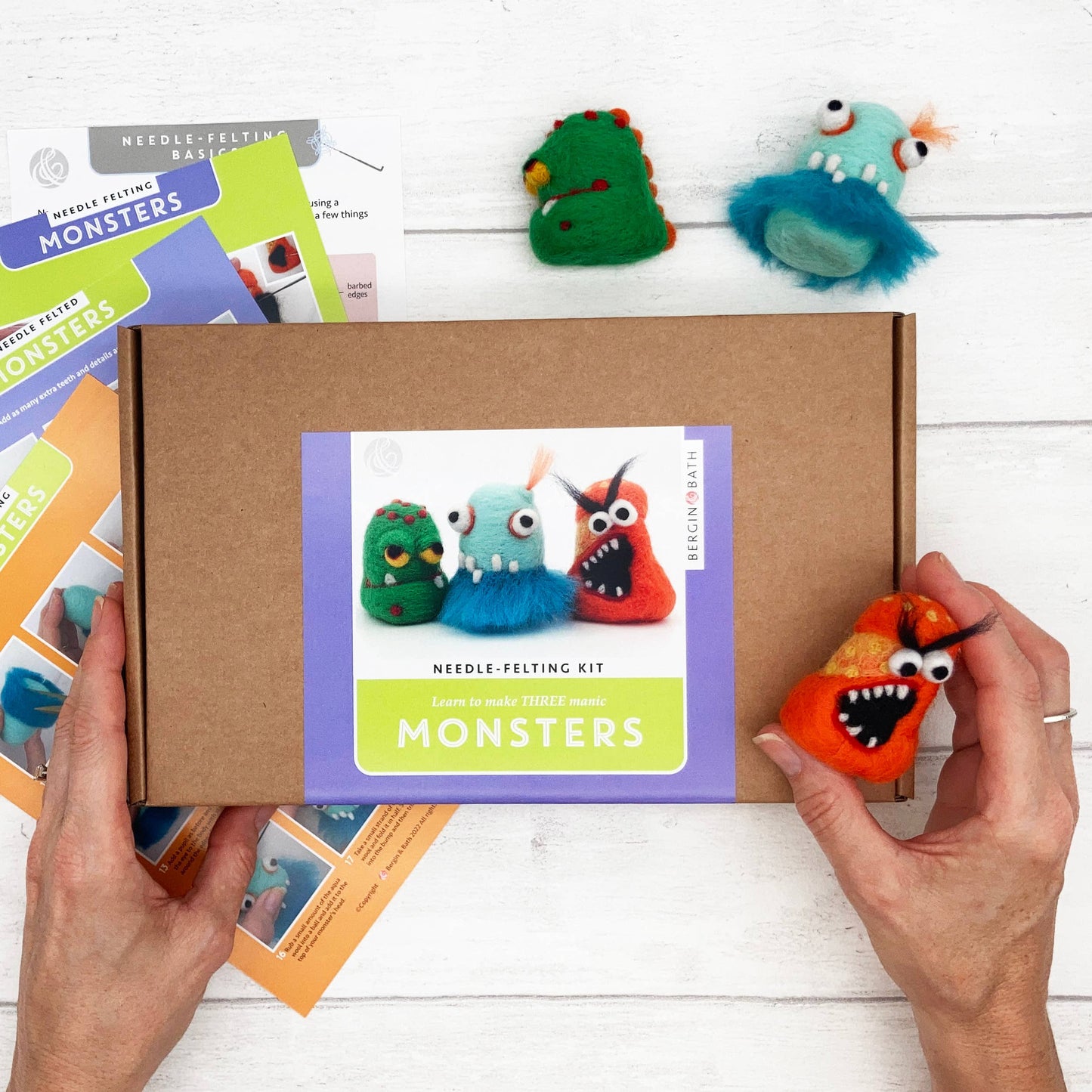 Needle Felting Kit - Monsters