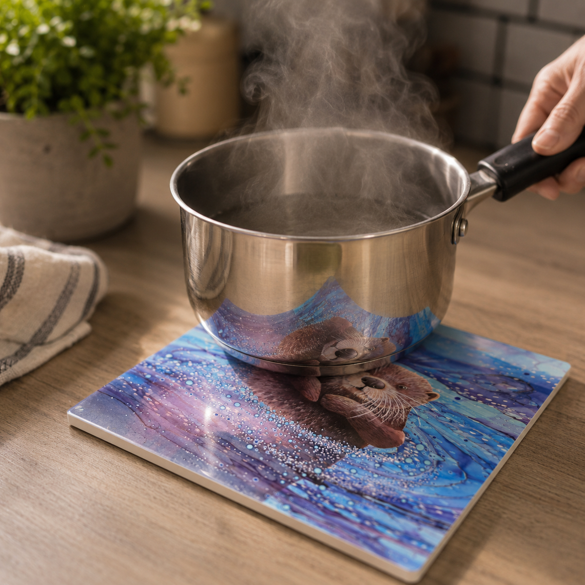 Otter Trivet, Otter Hot Pot Stand