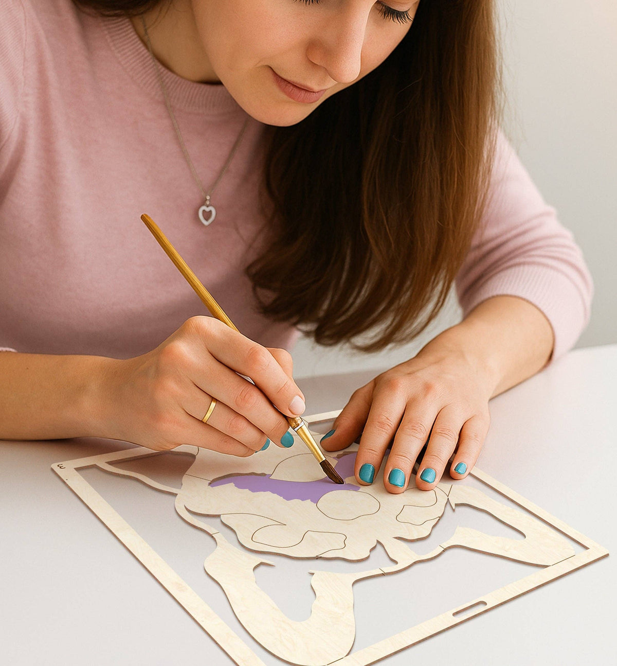 Wooden French Bulldog Art Craft Kit
