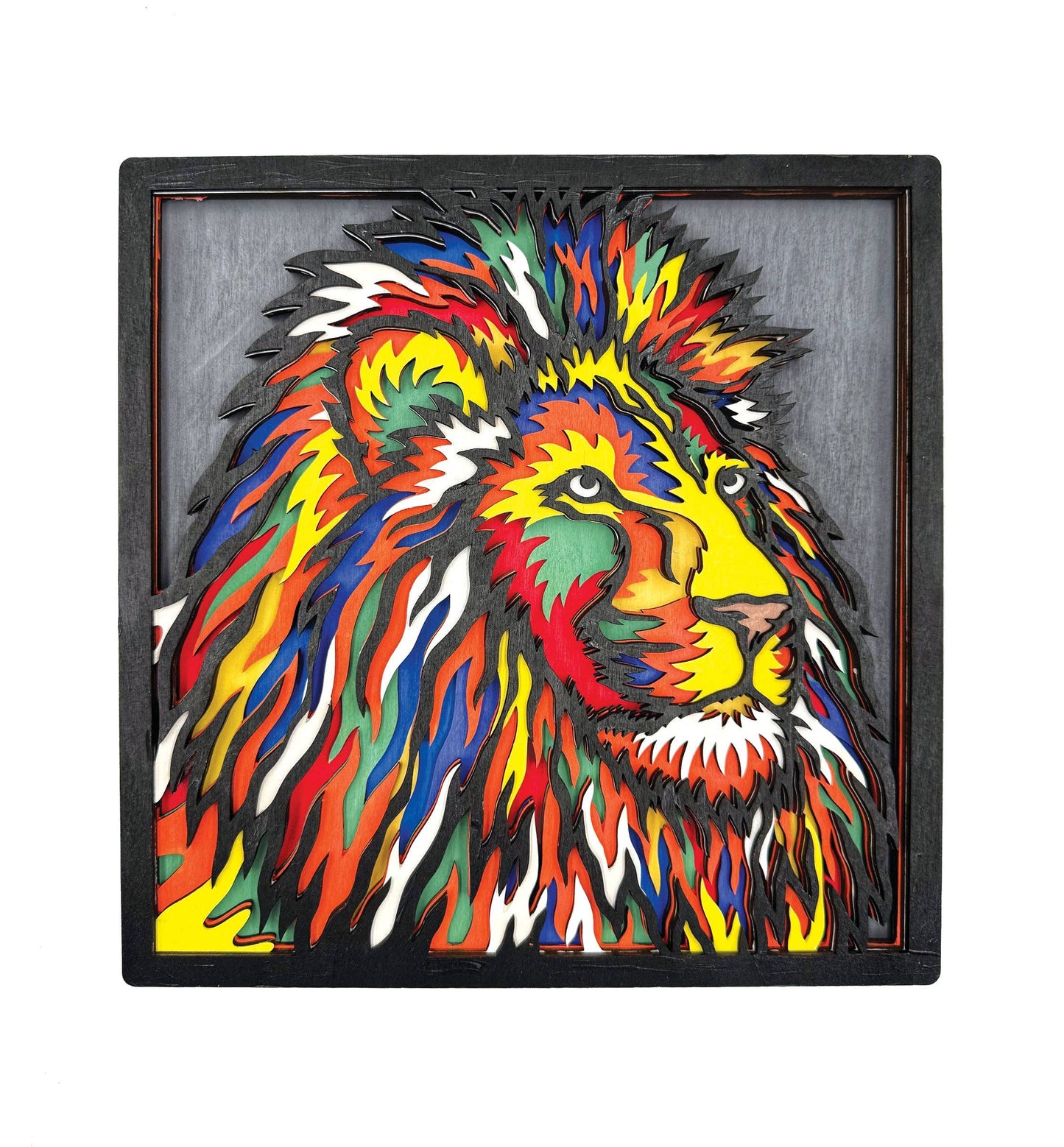 Wooden Lion Art Craft Kit