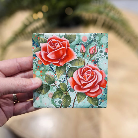 234-C Roses Coaster