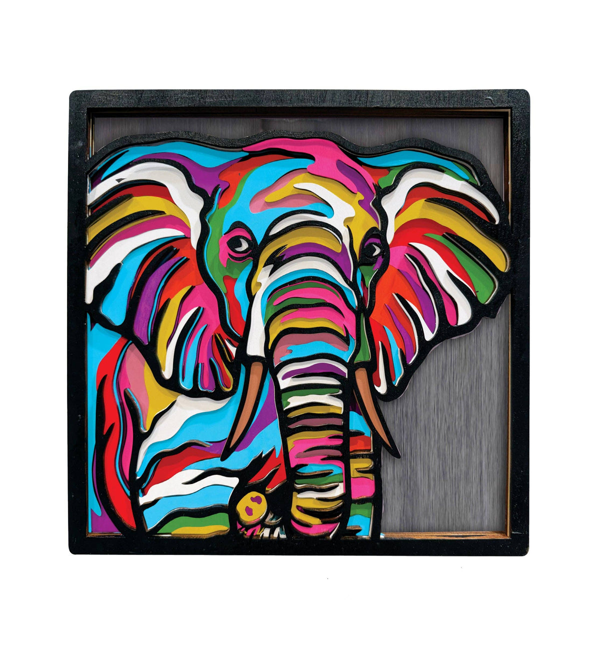 Wooden Elephant Art Craft Kit