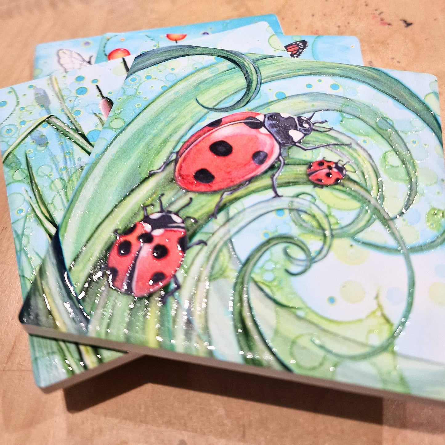 188-C  Ladybird Coaster