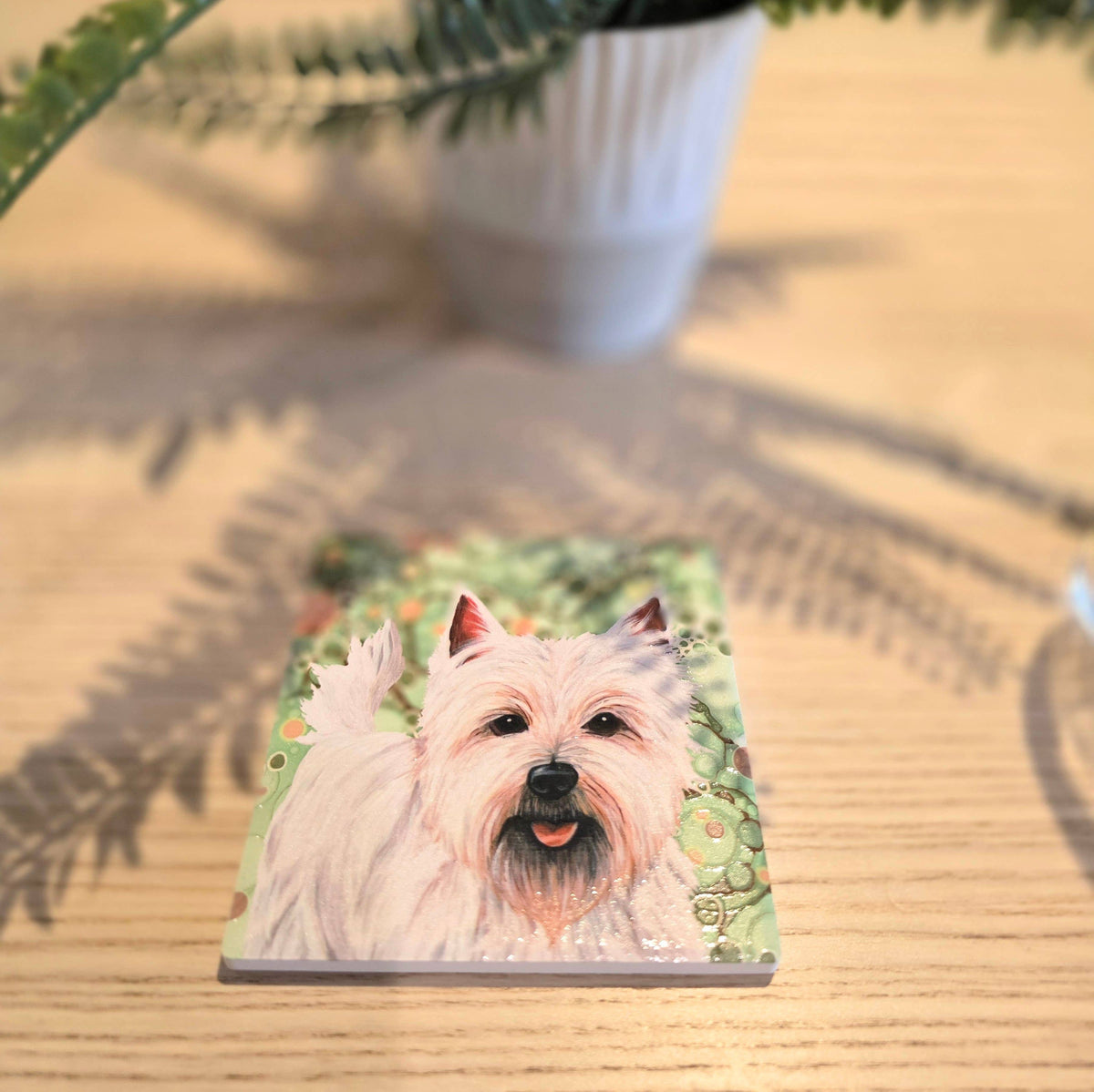 West Highland Terrier Dog Ceramic Coaster