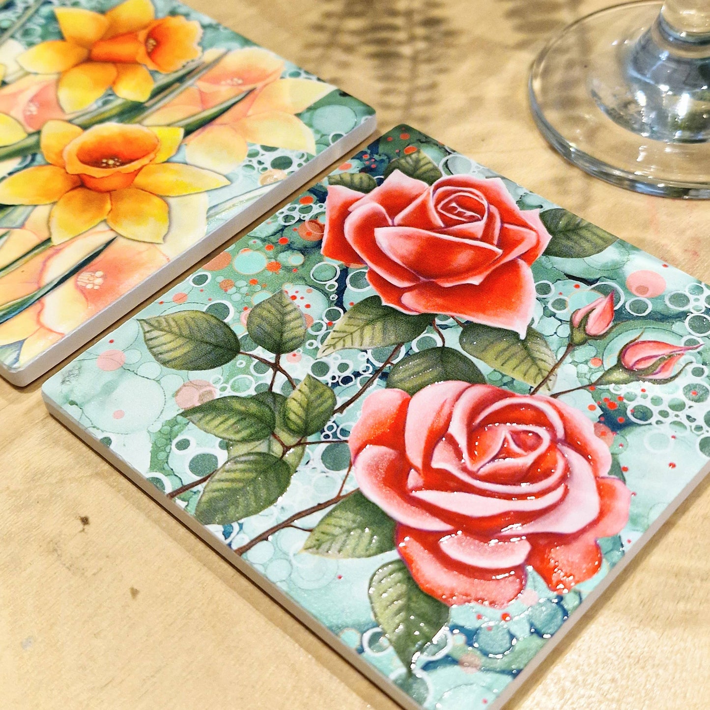234-C Roses Coaster