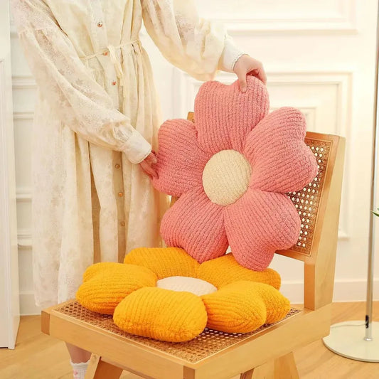 Breathable Five-petal Flower Cushion Macaron Fresh Home Sofa Decorative Cushion Dining Table Chair